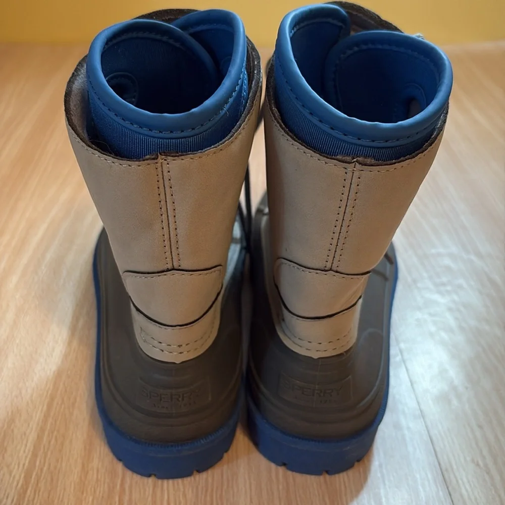 Sperry duck boots gray blue